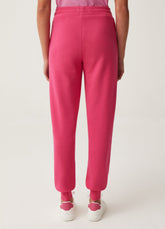 Ovs Plush Joggers With Drawstring